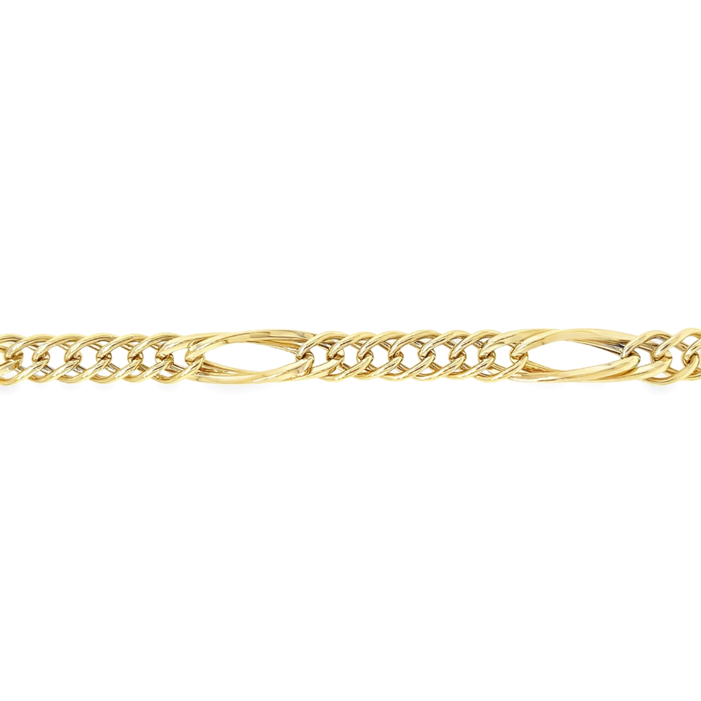 Geelgouden armband Fantasie 19CM