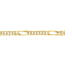 Geelgouden armband Fantasie 19CM