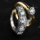 Witgouden ring met Swarovski Zirkonia