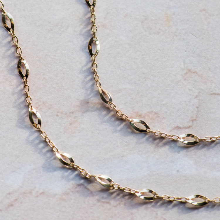 Geelgouden armband Fantasie
