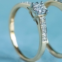 Geelgouden ring met Diamant 0,25 karaat