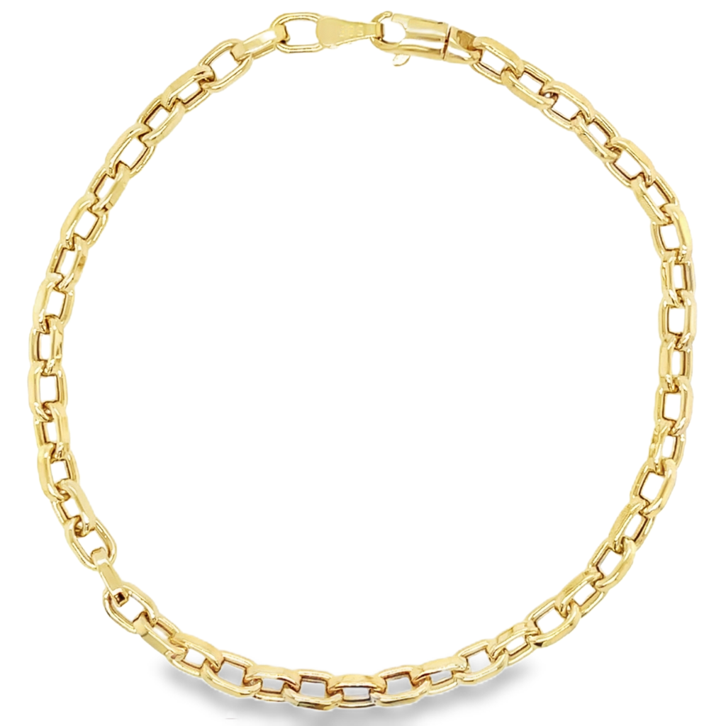 Geelgouden Bedelarmband - 3,7mm breed