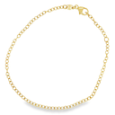 Geelgouden Bedelarmband Ankerschakel ovaal 16cm
