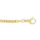 Geelgouden armband Koningsschakel