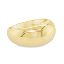 Geelgouden ring met bolling