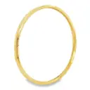 Geelgouden bangle licht gebold - 58mm