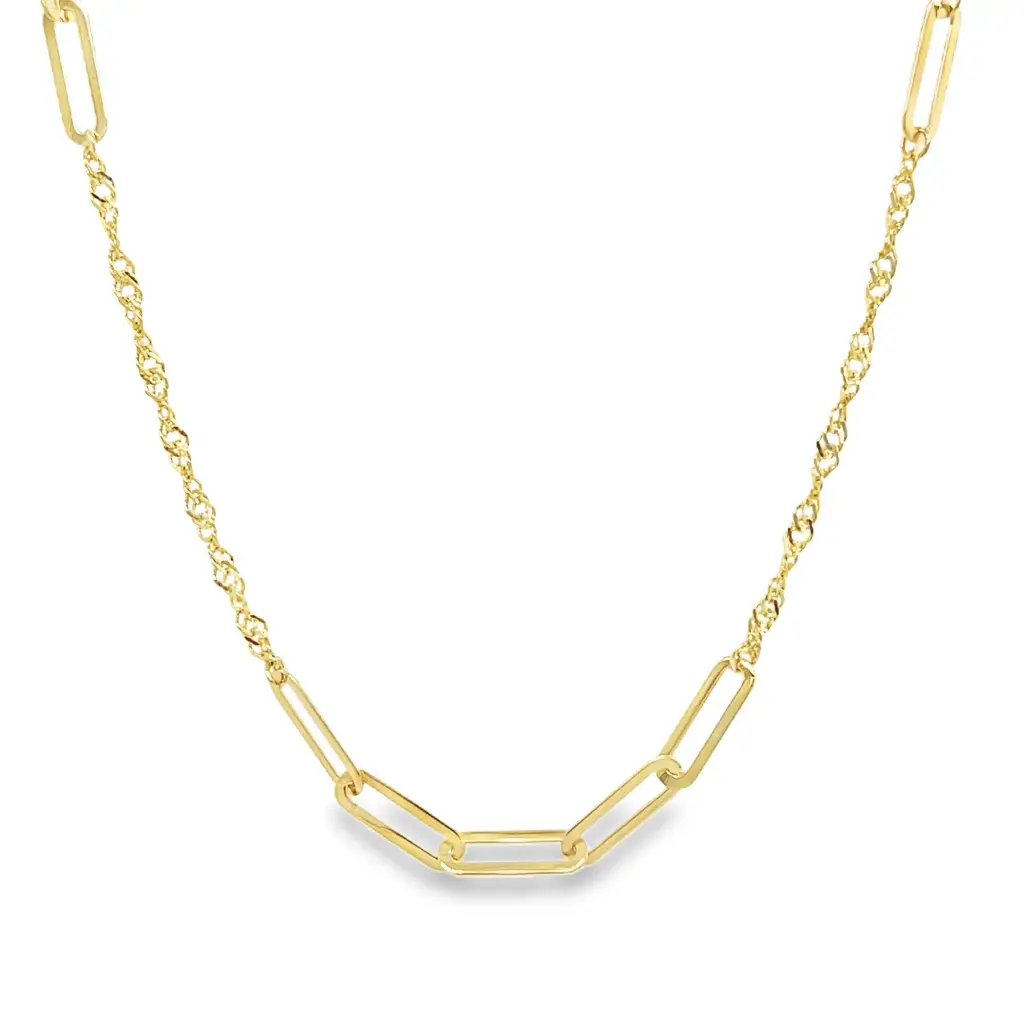 Geelgouden collier Fantasie Singapore