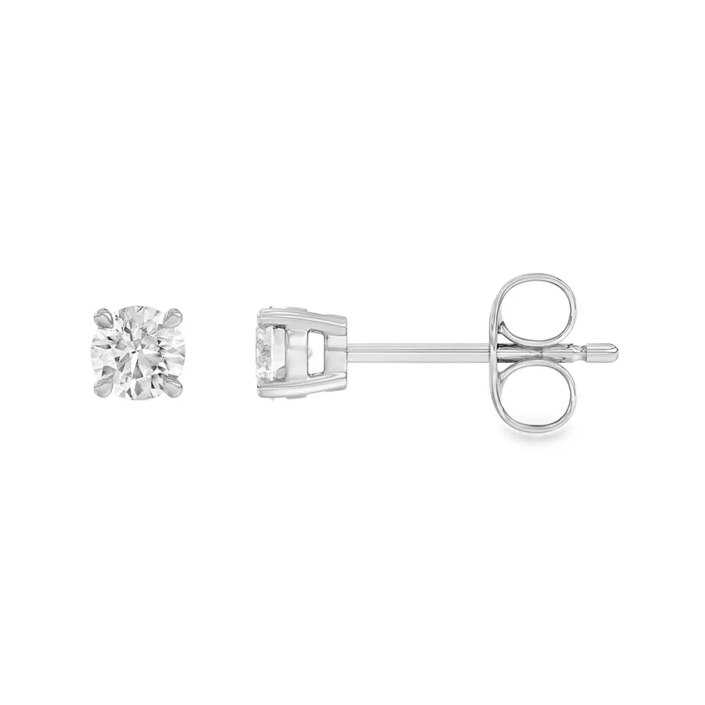 [WOL2434] Witgouden oorstekers met 0,50ct Labgrown diamant