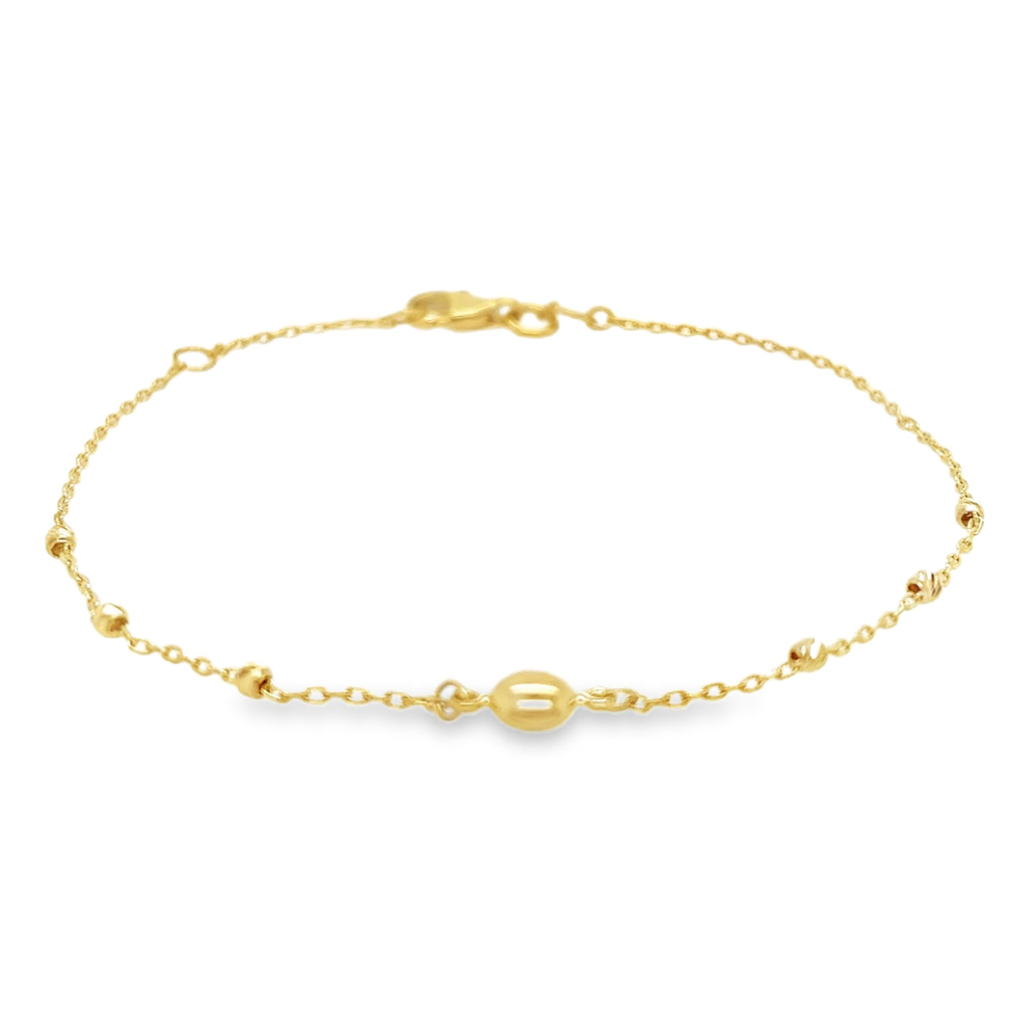 Geelgouden armband Fantasie
