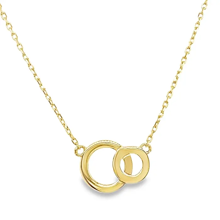 Geelgouden collier Fantasie