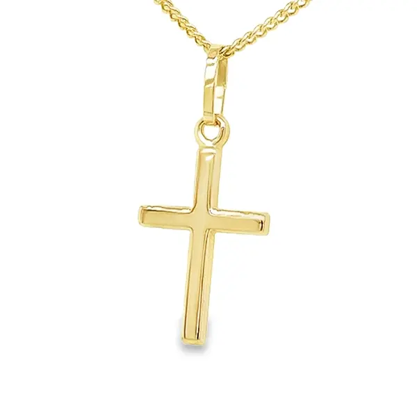 Geelgouden Kruishanger