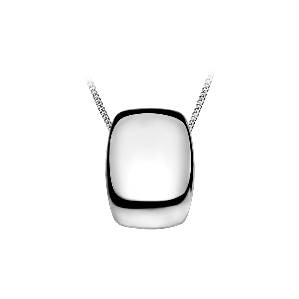 H003 Zilveren hanger Modern