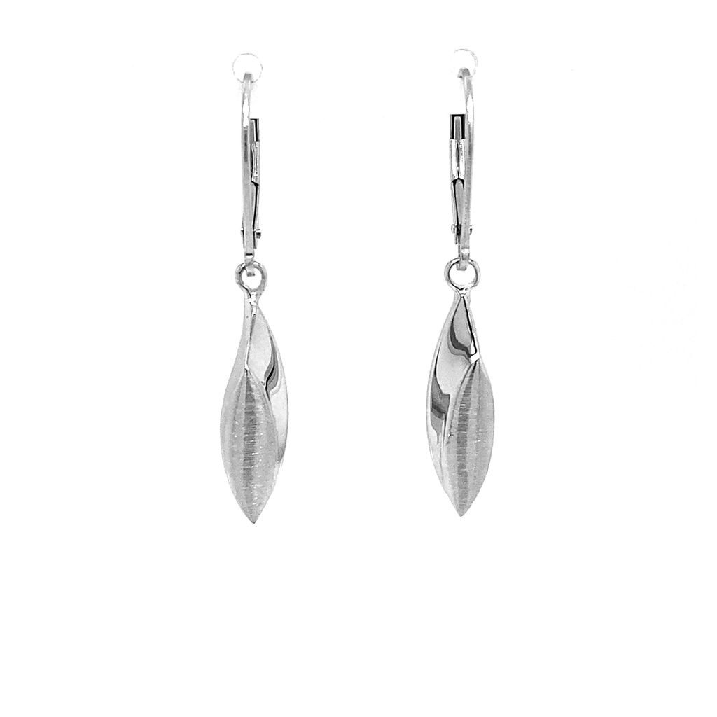 Zilveren oorhangers Fantasie Mat/Glans