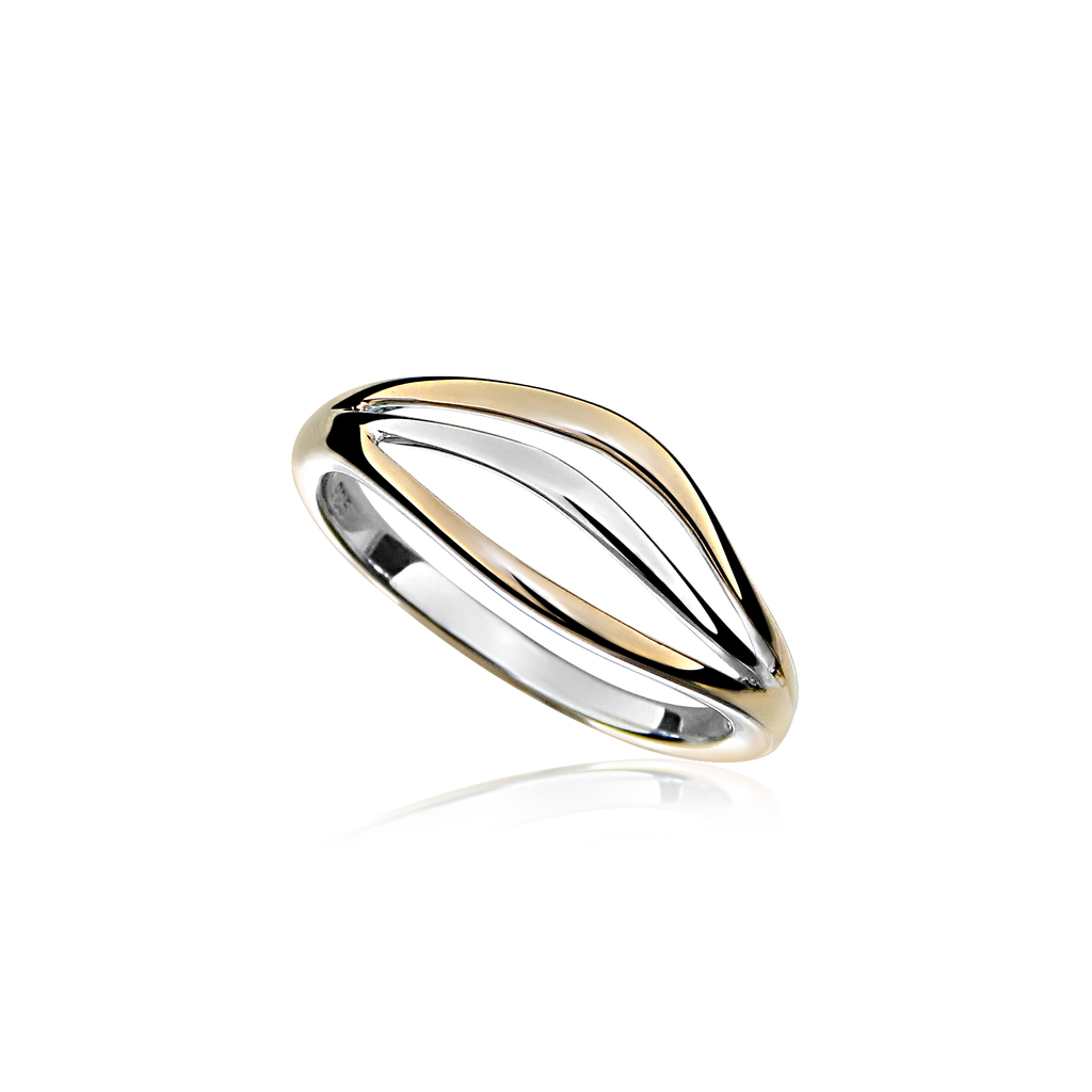 R012 RosÈ zilveren ring Fantasie maat 17,5