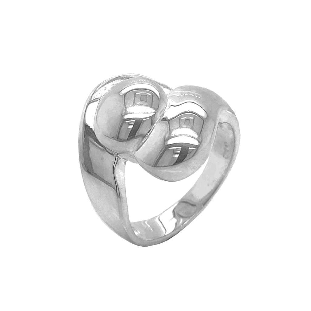 Zilveren ring Fantasie