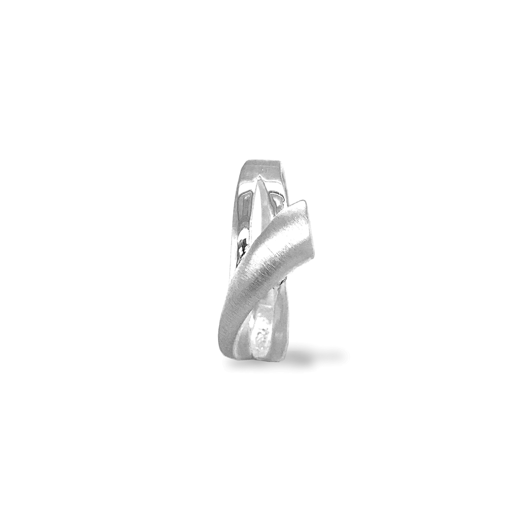 Zilveren ring Fantasie Mat/Glans