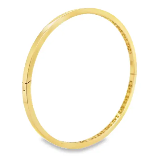 [GA2357] Geelgouden bangle vlak - 58mm