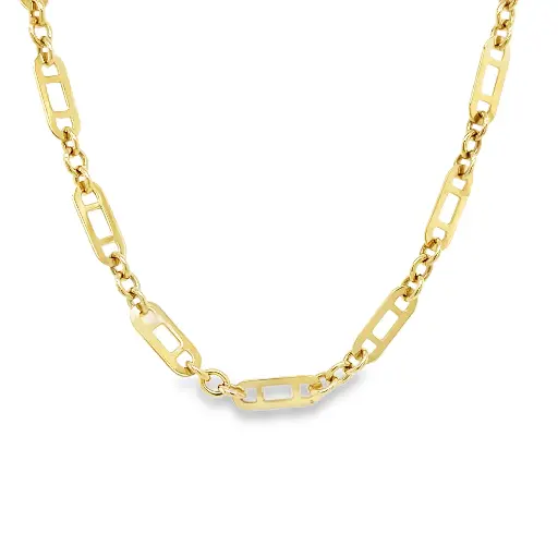 [GC0212] Geelgouden collier Fantasie