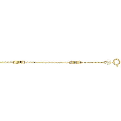 [GA0201] Geelgouden armband Fantasie ankerschakel