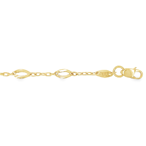 [GA0256] Geelgouden armband Fantasie