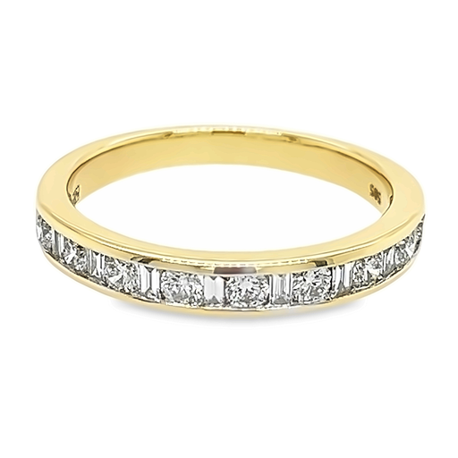 [GRE1393-55] Geelgouden ring met 0,50 karaat Diamant SI/H