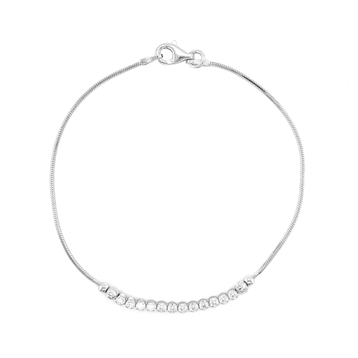 [ZA1666] Zilveren armband met Zirkonia