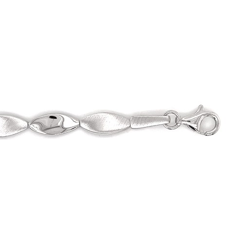 [ZA1744] Zilveren armband Mat/ Glans