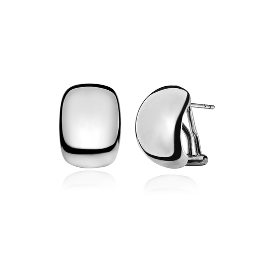 [ZO1608] O003 Zilveren oorstekers Modern