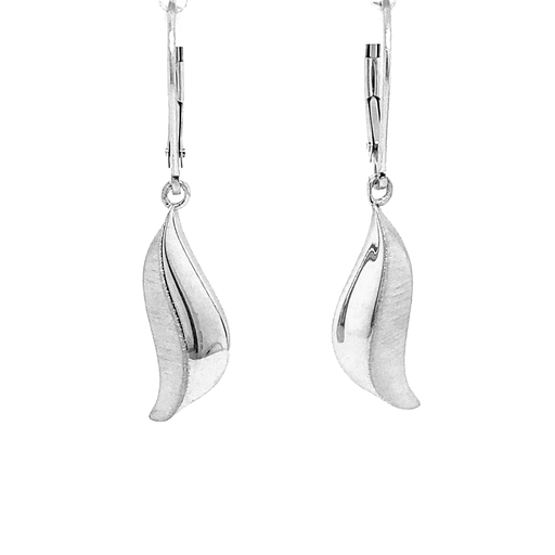 [ZOH1939] Zilveren oorhangers Fantasie Mat/Glans